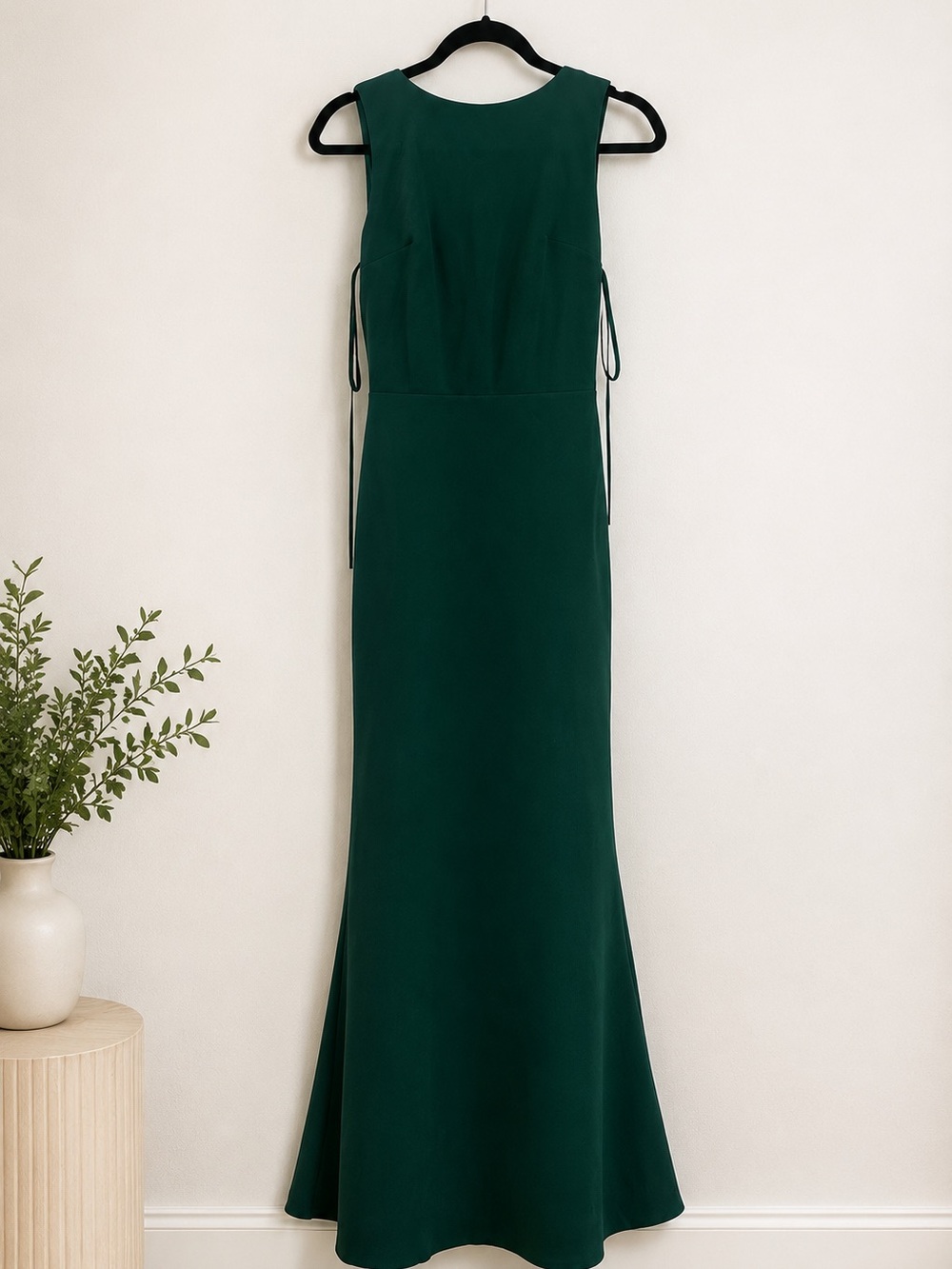 Lulu's Emerald Green Backless Evening Gown - Picture 4 of 9